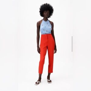 ZARA red trousers - medium